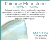Rainbow Blue Moonstone & Blue Flash Labradorite Stretch Bracelet!