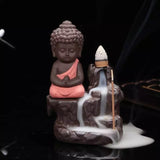 Buddha Style Orange Incense Waterfalls
