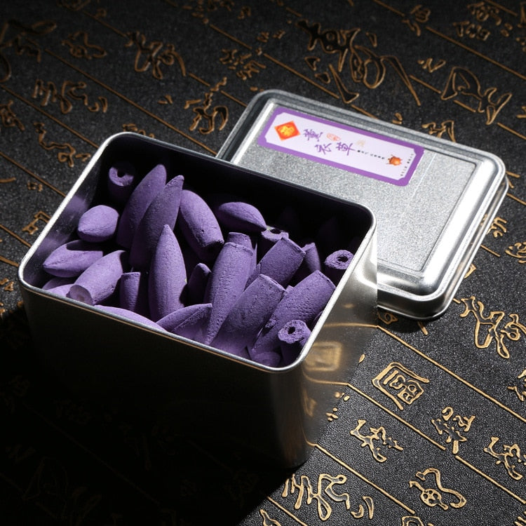 70Pcs Natural Incense Cones - With Gift Box